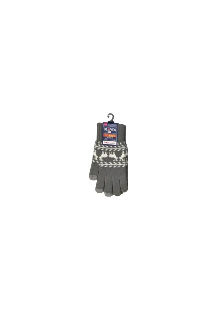 DAISO Touchscreen Gloves - Gray